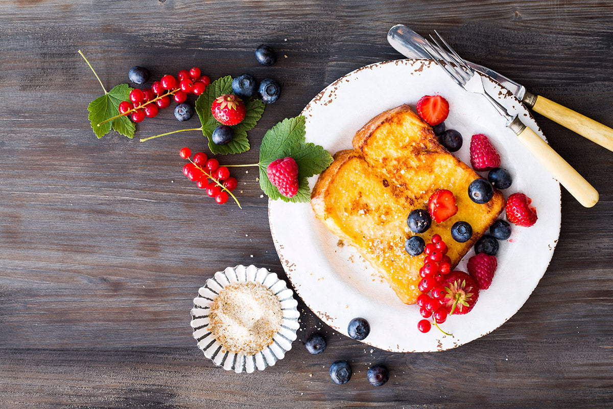 French Toast mit Sommerbeeren